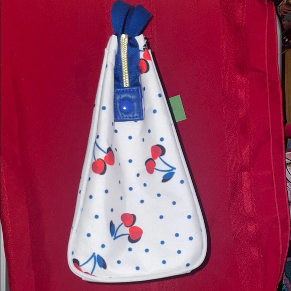 Kate Spade Red & White Cherry Collection Lunch Bag - Picture 3 of 7
